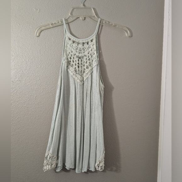 Charlotte Russe Boho high neck tank top - Picture 1 of 3